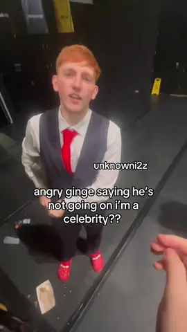 edit- GUYS I KNOW HES ON IT NOW AND REALISED HE FOULDNT SAY ANYTHING SO STOP 💔 #imacelebrity #angryginge #ballerleague #secretaccout #fyp @angryginge13 