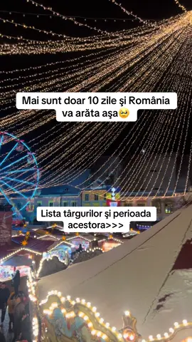 Încă 10 zile şi începe magia în toată țara….Prea devreme? Sau abia așteptai această perioadă din an?🫠🤗 #craiova #lights #christmasdecor #christmasmarket #2025 