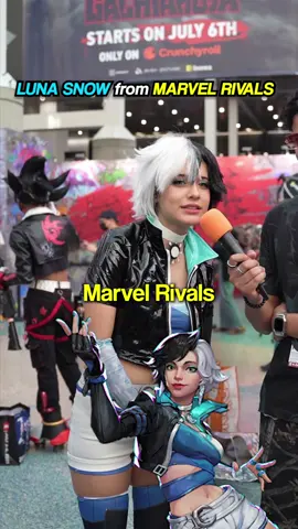 LUNA SNOW FROM MARVEL RIVALS @azzyyay #marvelrivalscosplay #girlcosplayer #lunasnow #cosplayersoftiktok #cosplaygirl 