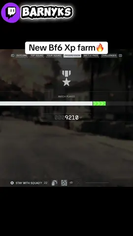 New Battlefield 6 xp farm working for weapon xp and battle pass xp✅#fyp#battlefield#battlefield6#gaming 