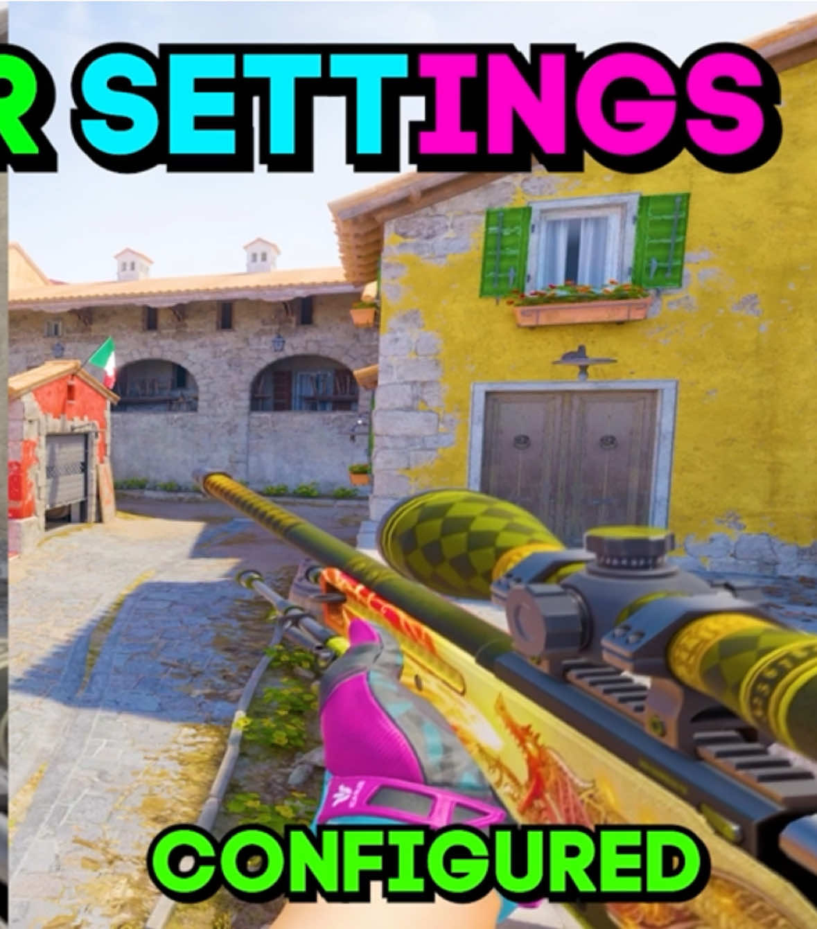 CS2 Best Color Settings #cs2 #csgo #game #mirage #faceit 