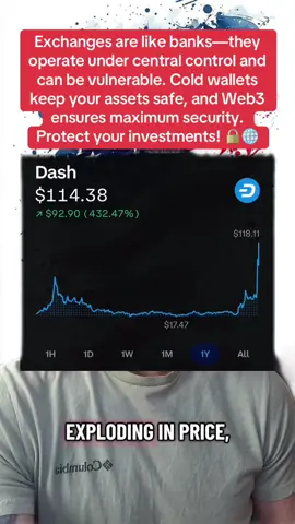 Attention crypto holders! Don’t risk your assets on exchanges. Move them to cold storage and connect to Web3 to safeguard your investments. Stay alert and stay secure! ⚠️🛡️#dash #crypto #realcoins #fyp #goviral 