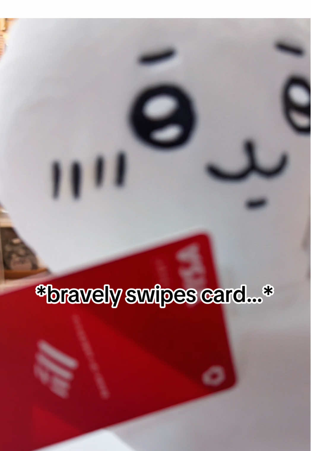 Our little maknae Chiikawa saves the day… 🥺🩷 #chiikawa #facecard #aeao #rizz #performative 