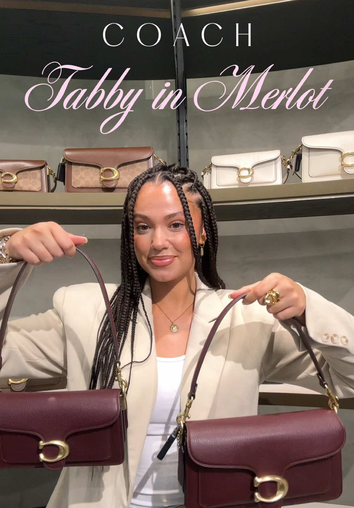 #coachoutletemployee Coach Tabby in Merlot in 20 and 26 ✨  #coachoutlet #coacheurope #coach #handbagtiktok @Coach 