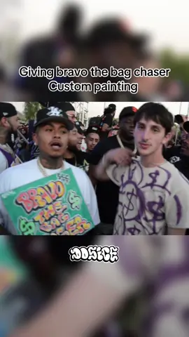 Custom paining for bravo #fypシ #bravothebagchaser #painting #custom 