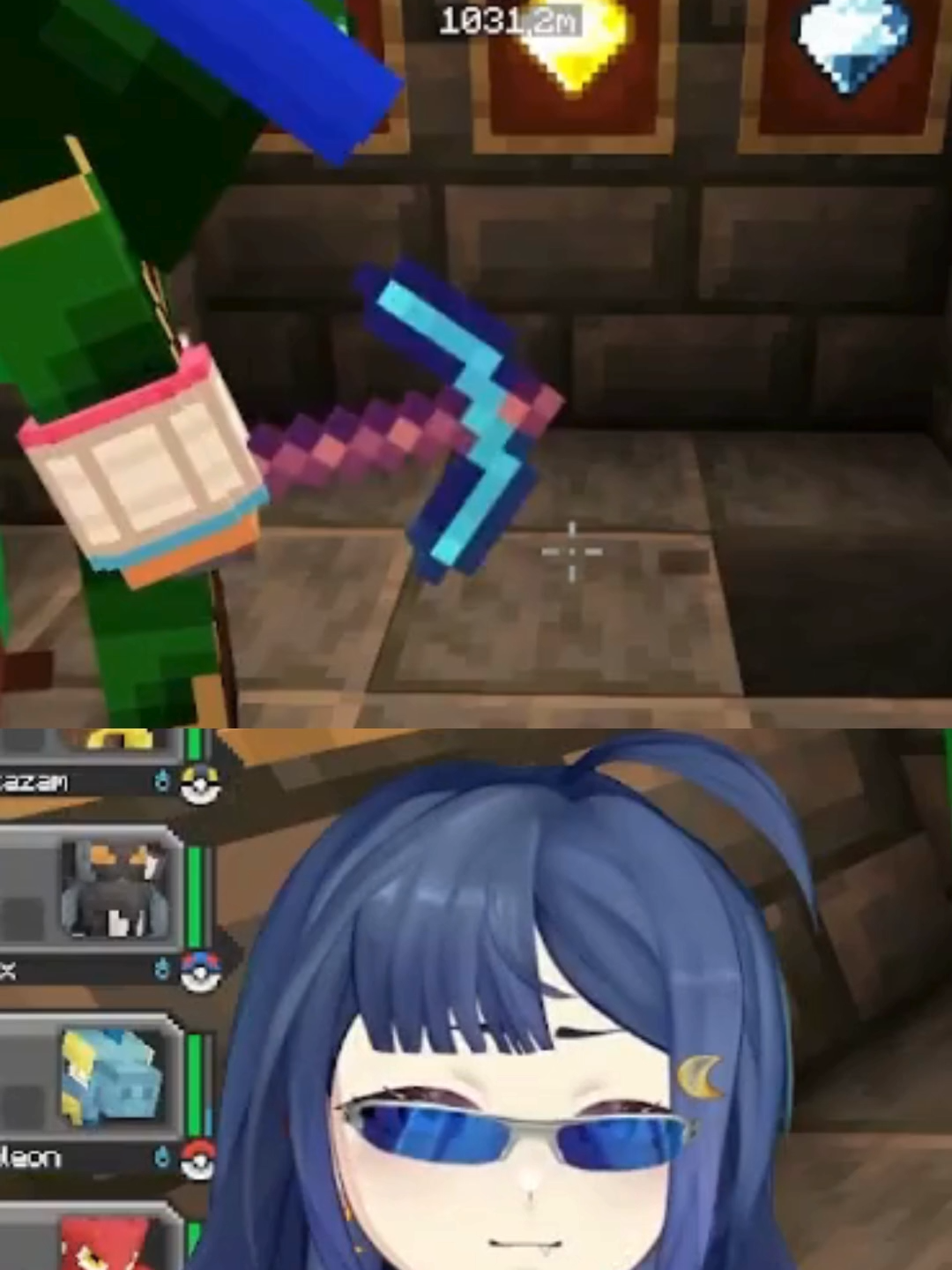 A luta pelo regigigas!!!! E eu dando rage!!1 @greenmagebr  #VTUBER #Minecraft #gameplay #CORTES #LIVE