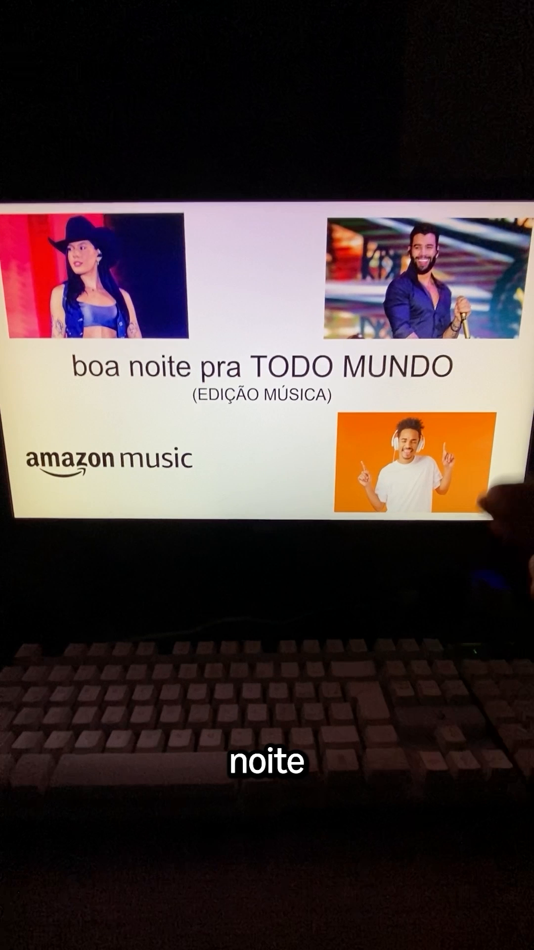 Considerando que o ADM tá ouvindo “Sua Boca Mente” o dia inteiro, hoje não ganhei boa noite… 😅 #AMusicaNosConecta