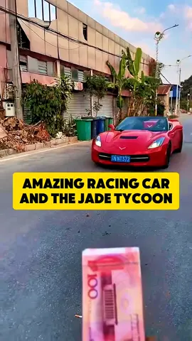 The racing car and the jade tycoon #crystals #jadeite #gem #jade #jadestonecutting 