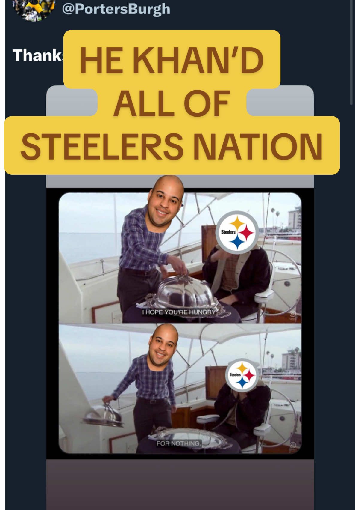 WE DID NOTHING! NO F-IN THING! #fyp #tradedeadline #nflfootball #pittsburgh #steelers 