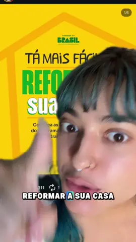 🏠 Já está valendo o programa Reforma Casa Brasil! É crédito barato para você reformar a sua casa, ajeitar o banheiro, ampliar a cozinha, enfim, cuidar do seu cantinho! Todo o processo é feito pelo site da Caixa. Confira no vídeo mais detalhes e compartilhe com quem também vai gostar de saber! 🇧🇷 É o Governo do Brasil do lado das famílias brasileiras!  📲 Digital/PR #reformadecasa 