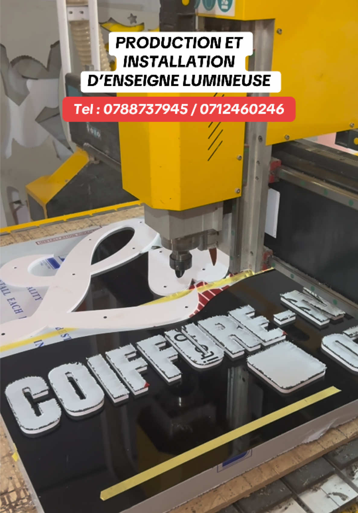 Votre visibilité doit passer en premier dans votre business ..  contactez nous maintenant 0788737945 / 0712460246 #enseignelumineuse #lumineux #business #imprimerie #visibilité #fyp #viral #pourtoi 
