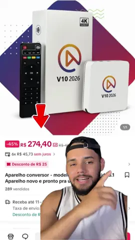 Conversor de TV em smart #tv #smart #TikTokShopBlackFridayBR #TikTokShop1111BR 