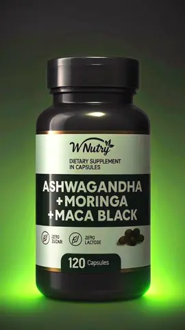 Eu chamo de Moringa, Ashwagandha e Maca Negra!