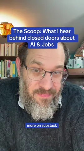 The typical story is AI replaces entry level jobs—but the real story is much richer and more interesting—plus a public example from OpenAI! #chatgpt #ai #learn #LearnOnTikTok 