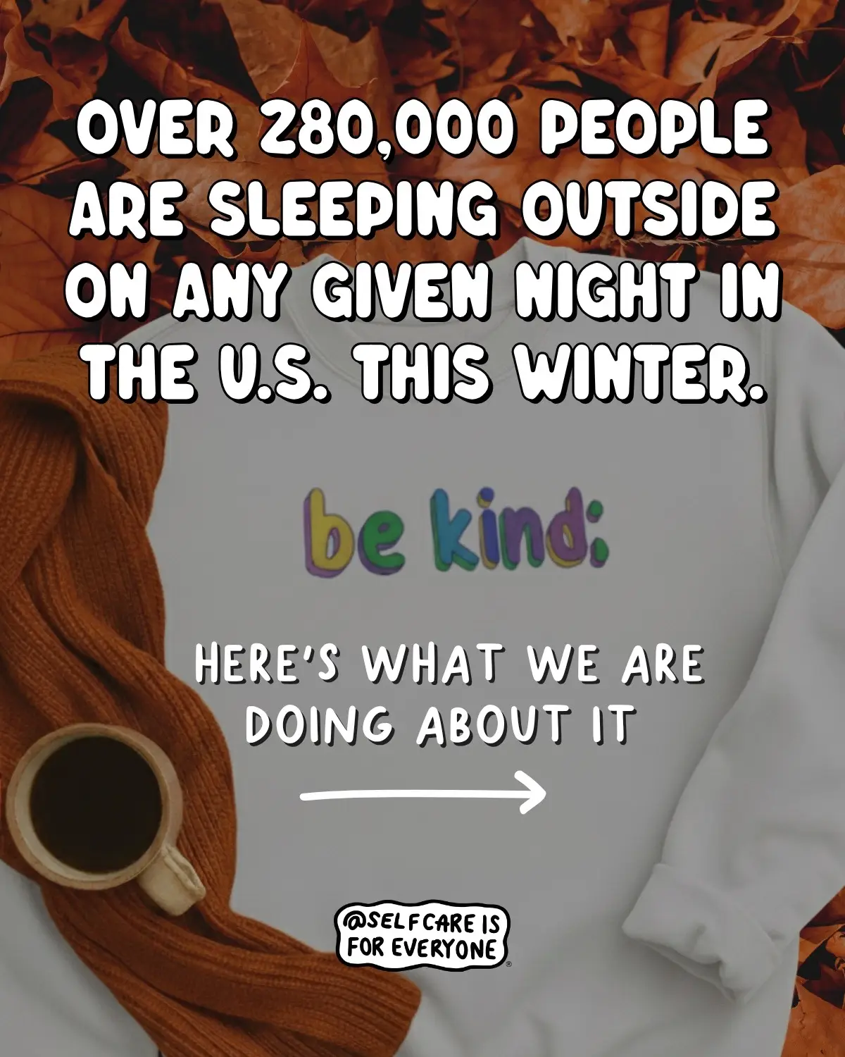 Last winter, thousands of people had to sleep outside in the cold. This year, your kindness can be the warmth they remember. 🫂 We’re launching our Warmth & Kindness Drive: for every sweatshirt or hoodie you order, we’ll donate one to someone in need through our local shelter partners, no strings attached. Together, we can help bring comfort, hope, and a little extra kindness to those who need it most. 🙏 And this isn’t just a campaign, it’s a journey we want to take with you. We’ll be sharing updates and stories as we go, and at the end, we’ll announce exactly how many sweatshirts and hoodies we were able to donate because of you 🫵 Let’s show what kindness can do. Ready to make a difference? Comment ‘SHOP’ and we’ll DM you a link, share, or simply follow along as we work to keep our community a little warmer this winter. 🩵
