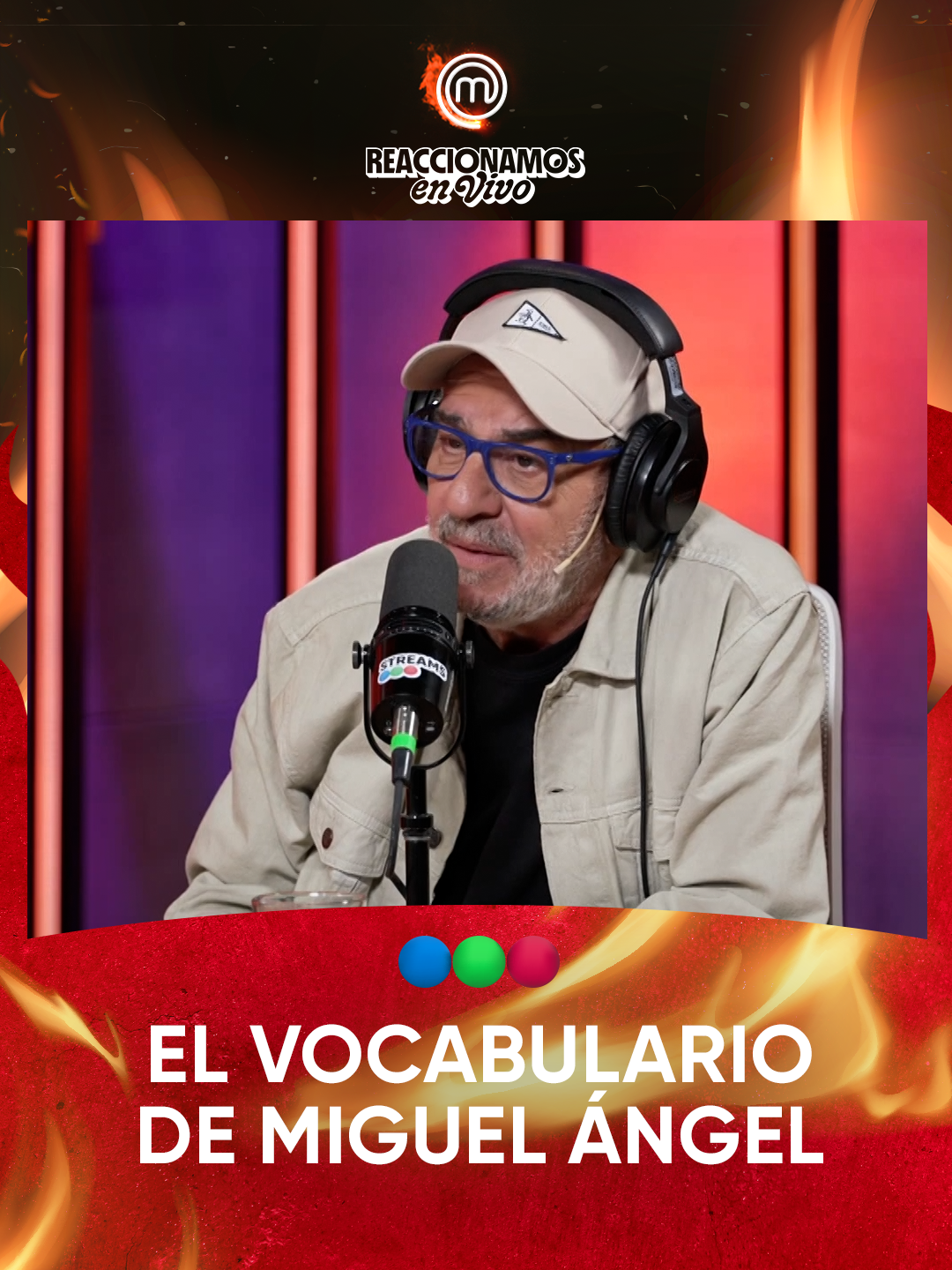 Miguel Ángel rompe la tensión de las cocinas con humor y algunas palabras raras  Reaccionamos en vivo a #MasterchefCelebrity con Grego Rossello y Nati Jota en #StreamsTelefe 😎