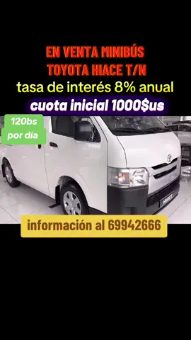#toyota_hiace_techo_normal #minubus_toyota #viraltiktok  #creditoautos 