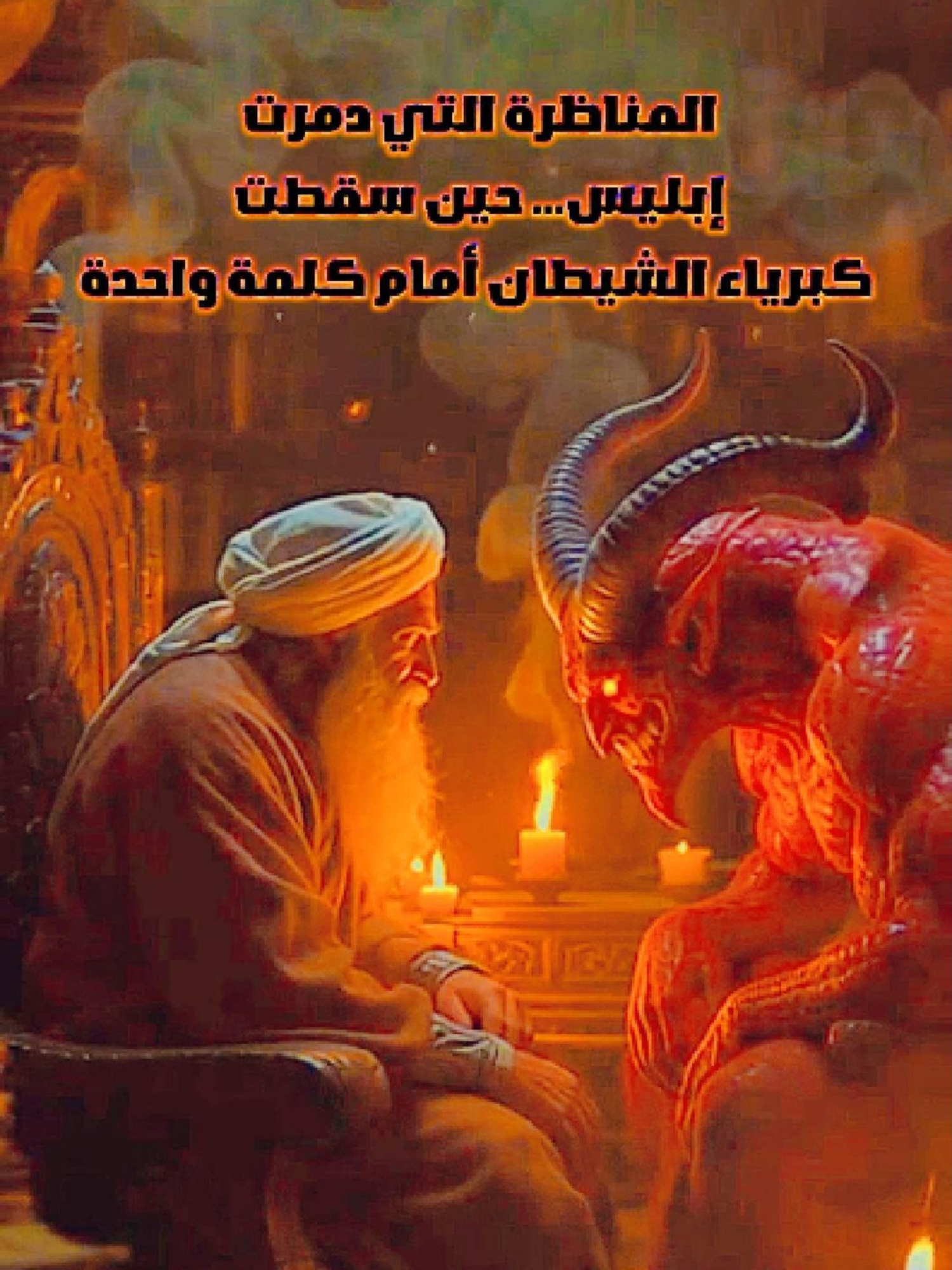 المناظرة التي دمرت إبليس... حين سقطت كبرياء الشيطان أمام كلمة واحدة ***#explore #قصص #shorts #ai #قصة #اقتباسات_أدبية #qoutesvideo #foryou #dzpower #reels #fypシ゚ #fyp #fyppage #fypp #islamicvideo #islam #marocaine🇲🇦 #egypt #saudiarabia🇸🇦 #algeria #viral #foryoupage❤️❤️ #art