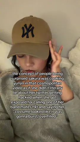 i'm just now seeing this stuff bc i have a job. but pinching her nose was crazy lmao #fyp #kpop #lesserafim #yunjin #sakura 