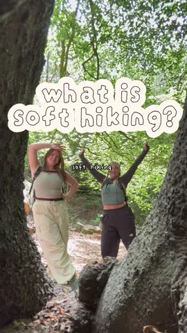 what is soft hiking anyway??? #hiketok #softhiking #outdoorsy #granolagirl #naturetok 