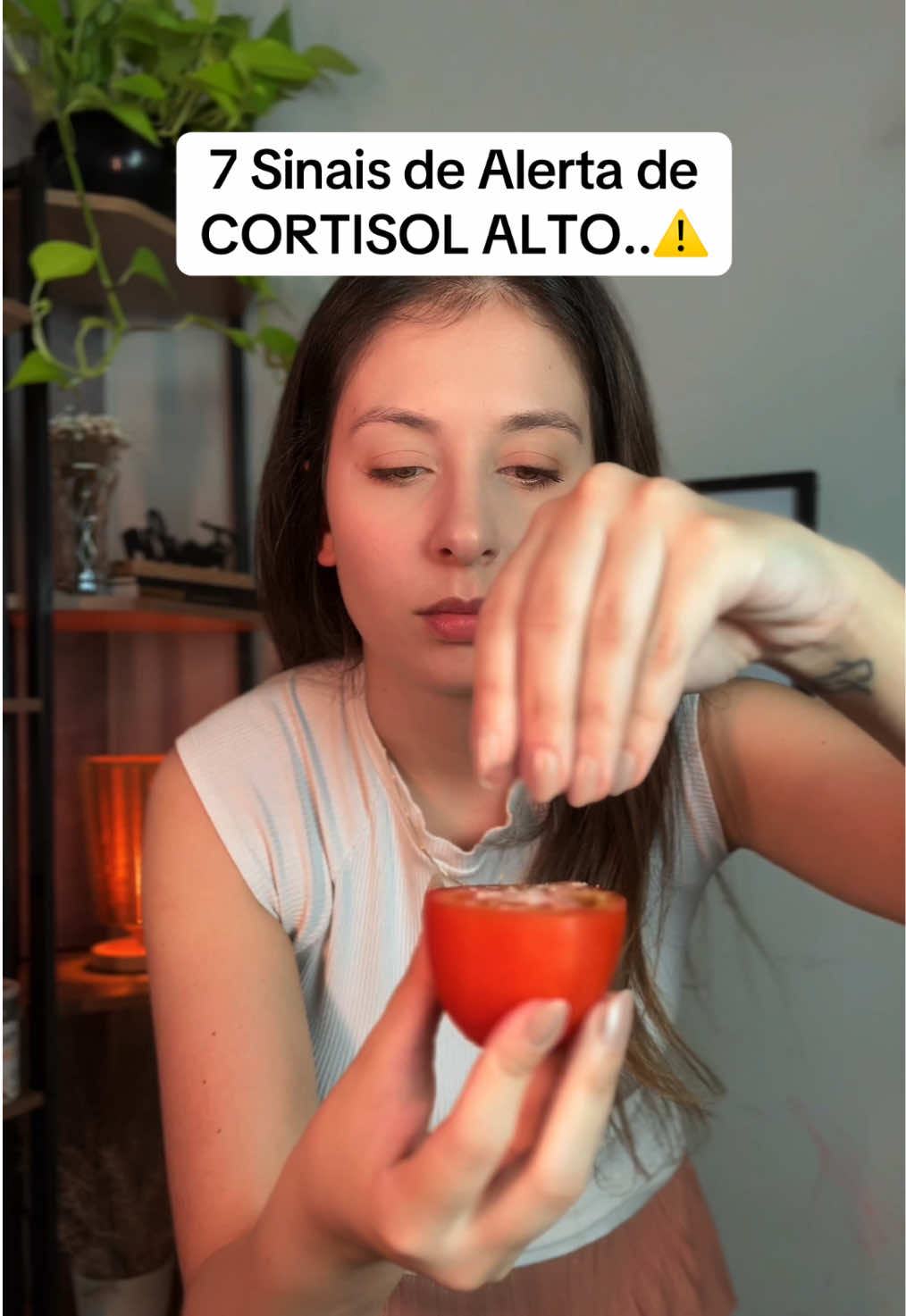 7 Sinais de alerta de que o seu CORTISOL está ALTO..‼️⚠️ #TikTokShop1111BR #tiktokshopblackfridaybr #magnesio #cortisolelevado #cortisol  
