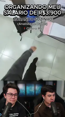 Esse rapaz mostrou como que ele organiza o seu salário de 3.900! #dinheiro #dicas #mentalidade 