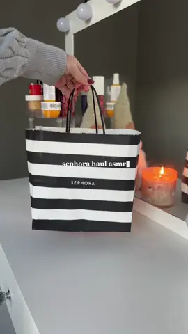 just did enough damage at sephora to last me through 2026🤭 did you guys shop the sale? 🤍 #sephora #girly #sephorahaul #asmrsounds #sephorahauls 