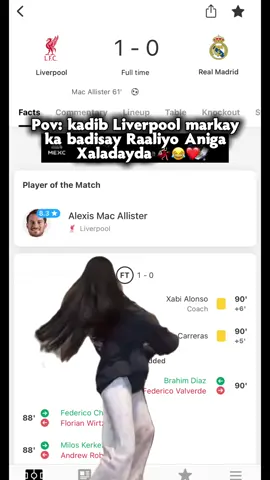 Caawa yaa arky wllkey vini 💃🏻😂💔#fyp #liverpool #bradleycooper #fyyyyyyyyyyyyyyyy 