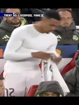 Trent vs Liverpool Fans 🤫 #liverpoolfan #liverpoolfc #footballtiktok #footballvideo #anfield 