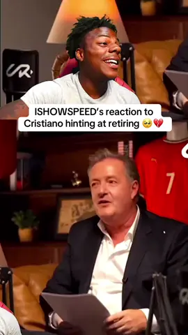 ISHOWSPEED reaction to Cristiano retiring  #ishowspeed #fyp 