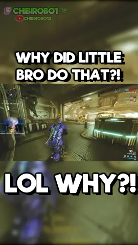 Why did little bro do that?! LOL #warframe #funny #warframememes #warframetiktok #warframecommunity #warframefunny #gaming #fypシ