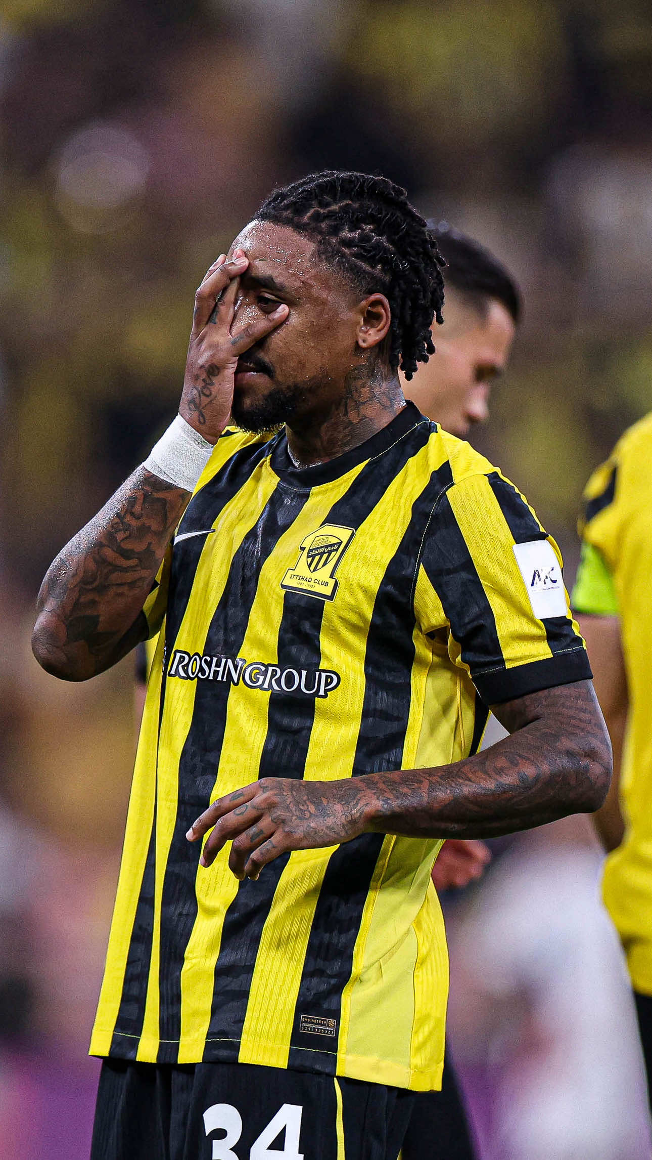 🎥 ‪ 𝙎𝙏𝙀𝙑𝙀𝙉 𝘽𝙀𝙍𝙂𝙒𝙄𝙅𝙉 & First goal for us 🖖🏽🤩 هدفنا الاول في الليلة الآسيوية برأسية بيرجوين 👏⁩ #aclelite 