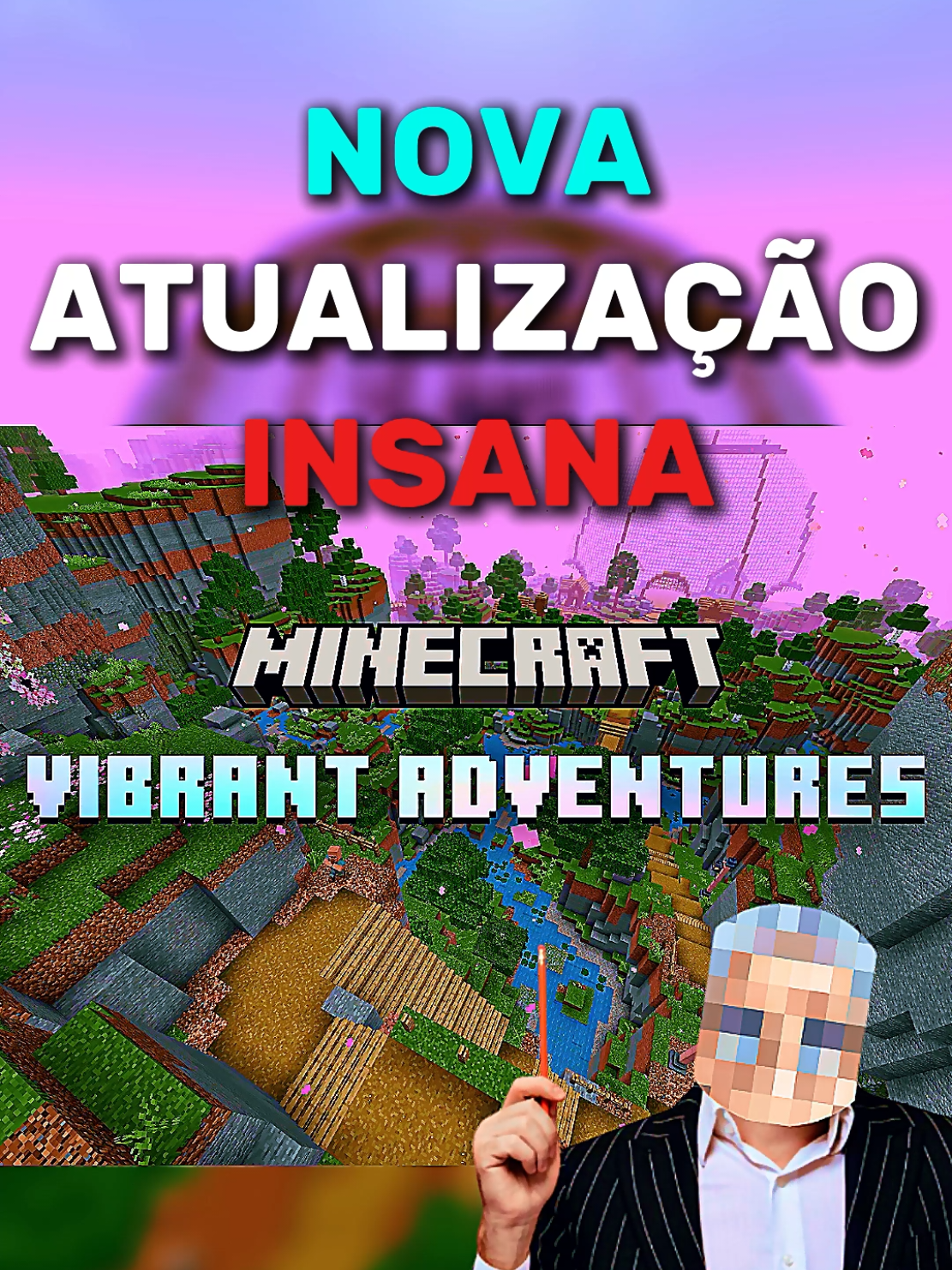 Essa atualização deixou o Minecraft INCRÍVEL!!! #Minecraft #curiosidades #fyp 
