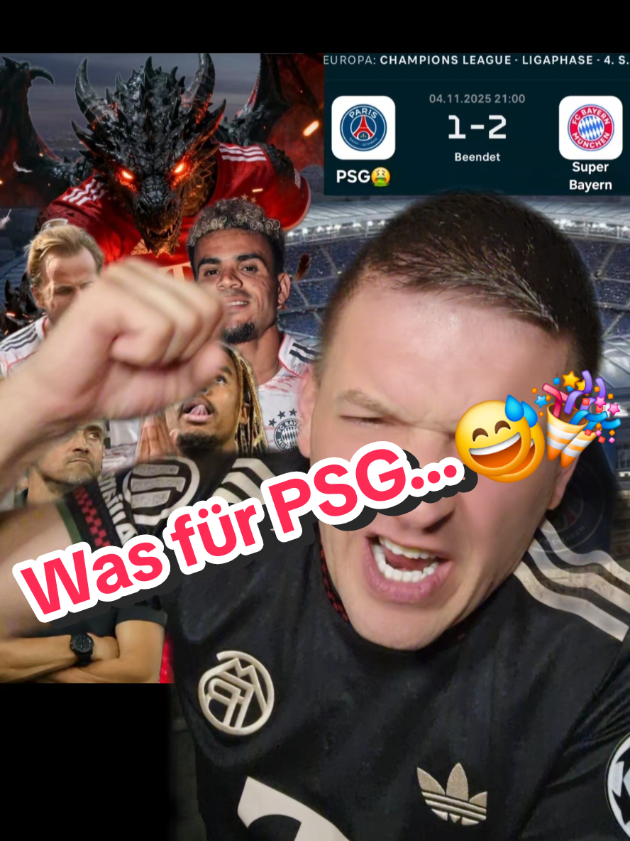 Jaaa.. FC Bayern rasiert auch PSG..💪🏻🎉 #reaction #fussball #championsleague #fcbayern #psg 