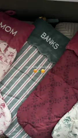 In love @potterybarn 😍🎄 I feel like I need to order the last one in the collection in case we have another baby (& just wait to embrioder?) 🤭 Like what if they discontinue them. #customstockings #potterybarn #christmasdecor #christmasstockings 