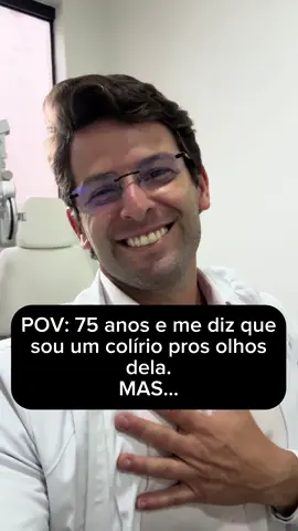 Sempre tem uma senhorinha pra fazer o nosso dia, né não?  Mesmo que ela não até já vendo nítido, ainda vale. 🙏😅🥰 #idoso #geriatria #geriatra #saude #visao           