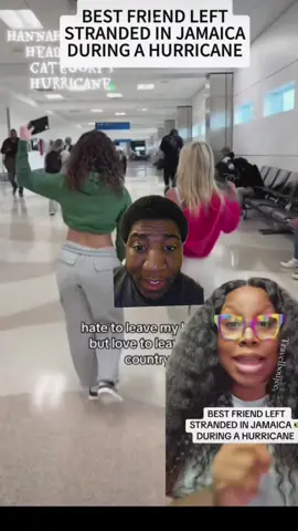 A lot of y'all are proving that you'll do not know what ride or die means.  And y'all know y'all are not risking your life for your friend over seeing your children again! stop lying!  #outspokengentlemen #jamaicatiktok #jamaicatrip #hurricanemelissa #bestfriend 