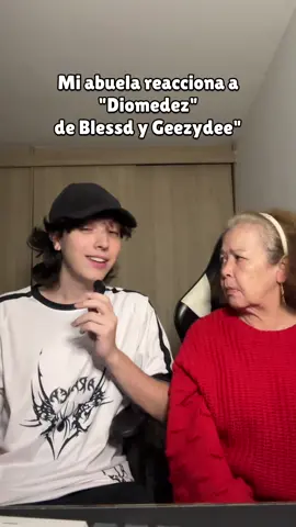 Mi abuela reacciona a la nueva canción de @Blessd y @GeezyDee #humor #fyp #medellín #blessd #reggaetón 