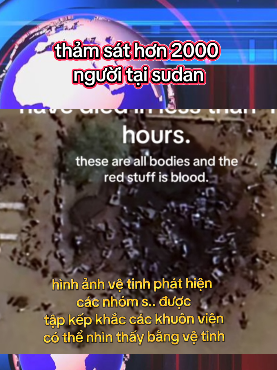 Các nhà nghiên cứu thuộc Đại học Yale (Mỹ) nhận định hình ảnh vệ tinh mới cho thấy nạn thảm sát có thể vẫn tiếp diễn trong và xung quanh thành phố El-Fasher của Sudan, theo AFP hôm nay #sudan #2000nguoi #dienbienhoabinh #5/11