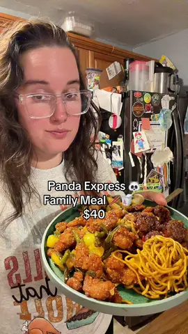 Panda Express Family Meal is it worth it? YES. I’m feeling icky so take out it is and under 40 bucks you can’t beat it. #pandaexpress #familymealdeals #beijingbeef #sesamechicken #pandaexpressmukbang 