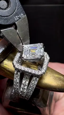 I was tasked with one of my most complex jobs: merging two rings that were not designed to connect. The project was challenging, but thankfully both rings were platinum with diamonds. Platinum is a very friendly metal to work with, especially with a laser welder. #jewelrytransformation #benchjeweler #platinum #jewelrydesigner