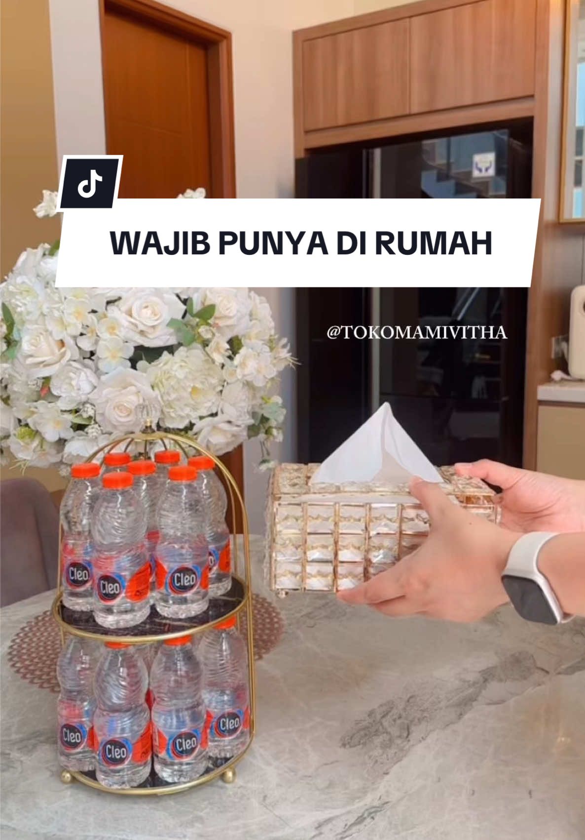Wajib punya agar rumah makin cantik, samaan yukk Bun 😍 #kotaktissueaesthetic #affiliatetiktok #fypシ゚ #tempattisu #keranjangairmineral  