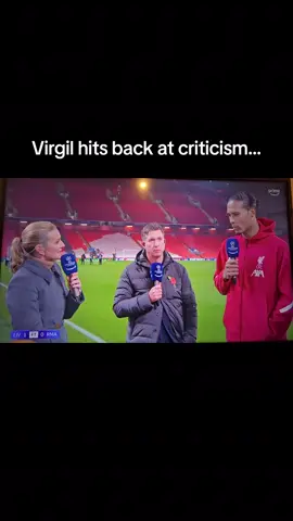 Virgil putting Rooney in his place is everything🧊🥶🤝  class interview from the captain👍  #virgilvandijk #vandijk #liverpoolfc #ynwa #lfc 