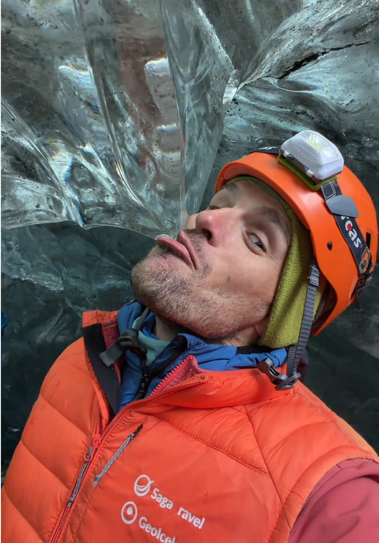 Day 34: Drinking Glacier Water Until I Get Sick 🤢  . . . #iceland #glacier #adventure #guidelife #icelandtravel 