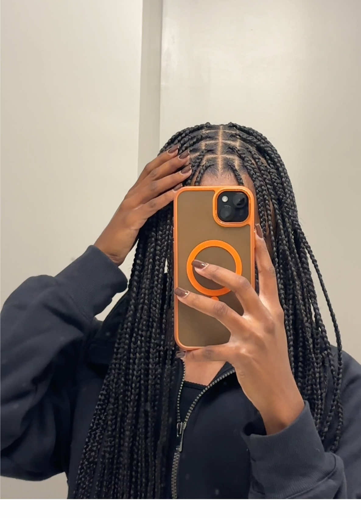 My favorite time of the year lol 🤎 @Kiyyah 🫂 #hairvlog #hairappointment #knotlessbraids #atlantabraider #newhairstyle 