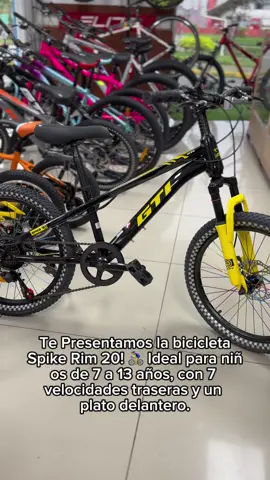 Presentamos la bicicleta Spike Rim 20! 🚴‍♂️ Ideal para niños de 7 a 13 años, con 7 velocidades traseras y un plato delantero. ✅ Sale engrasada, calibrada y lista para usar. 💰 ¡Llévatela por solo $120 en efectivo o también aceptamos tarjetas de crédito! 🌟 ¡Anímate y descubre la diversión sobre ruedas con TEK TEAM! #niños #tekteam #santodomingoecuador #bicicleta #recreation 