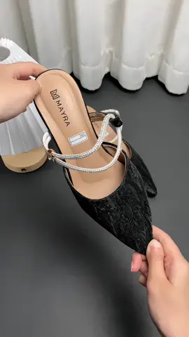 Sandal wanita heels lancip hak 5cm #sandalwanita #sendalwanita #sandalcewek #heels 