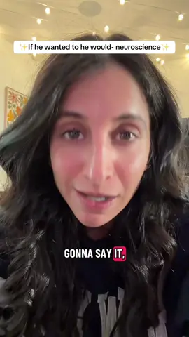 If he wanted to he would? According to neuroscience that’s not how it works #relationshiptips, #decisionmaking, #fyptrend, #mindset, #datingadvice 