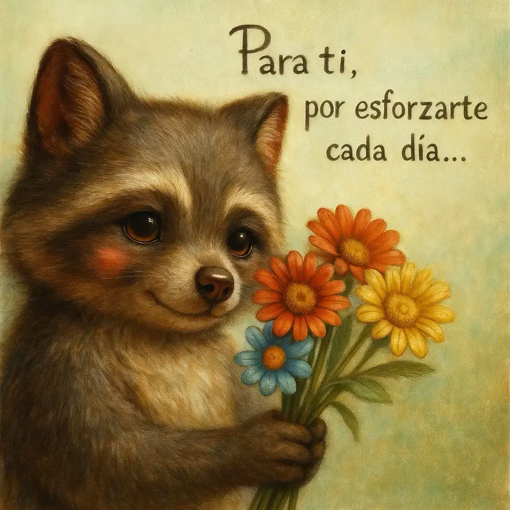 💌💖✨ Cada día que pasa, no dejo de admirar la manera en que enfrentas la vida 🌞💪💫. Eres esa persona que, incluso cuando el mundo parece gris ☁️💭, sigue brillando con una luz propia 🌟🌈. Este pequeño gesto —unas flores 🌻🌹🌼 y mis palabras llenas de amor 💕— es mi manera de recordarte lo especial que eres 💘, lo mucho que vales 💎 y cuánto inspiras a quienes tienen la suerte de conocerte 💫💞. 🌷🌸💛 A veces el cansancio te visita 😔, los días parecen largos ⏳ y las fuerzas se van… pero aun así tú sigues 🌻🌈, con esa sonrisa que ilumina todo a tu paso 😍✨. Eres ternura en movimiento 🥰💞, coraje disfrazado de dulzura 💪💖, un alma llena de sueños 🌙🌠 que no se rinde ni pierde la fe 🙏🌟. Cada paso que das 🚶‍♂️🌸, cada esfuerzo 🌼💫, cada meta alcanzada 🎯💖, son huellas de tu fortaleza 💪🌈 y de ese corazón tan grande que late con amor sincero ❤️🔥. 🌹💐🌺 Hoy quiero decirte GRACIAS 🙏💝, por ser como eres, por no rendirte nunca 💪✨, por brillar incluso cuando nadie ve tu lucha 🌟💞. Por cada lágrima que limpias 💧💖, por cada sonrisa que regalas 😊🌷, por cada sueño que persigues 🌙🌈. Eres mi inspiración 💫💘, mi refugio 🌹🌸, mi ejemplo de amor y constancia 🌼💪. 🌻🌸💕 Si algún día dudas de ti 😔💭, mira estas palabras y recuerda que hay alguien —yo 💋❤️— que cree en ti sin medida 💖💫. Que ve en ti un universo infinito 🌌✨ lleno de bondad 🌼💞, ternura 🥰 y belleza interior 🌹💫. Eres esa persona que convierte los días comunes en momentos mágicos ✨💐, que hace que todo cobre sentido 💞🌈 solo con existir 💖🌟. 💐🌷💞 Así que, por esforzarte cada día 💪🌸, por amar con el corazón 💖🔥, por ser tan increíble 💎🌈… te dedico estas flores virtuales 🌺🌻💐 y todo mi cariño 💕💫. Nunca olvides que eres un tesoro 🌹💎, una bendición en mi vida 🙏✨, y que siempre estaré aquí 🌙💞 para admirarte, apoyarte y amarte sin límites 💘🌸💫. 💖🌷 Con todo mi amor 🌹💫, mi ternura 🥰 y mi admiración infinita 🌈💞, para ti… porque te lo mereces TODO 💐🌸💎. #AmorVerdadero 💞🌹 #EresMiInspiración 🌈✨ #TeAdmiro 💫💘 #FloresParaTi 🌻💐 #TernuraPura 💖🌸  🌙💕  💎💫  💝🌷  💋🌹  💞🌈  🌟💫