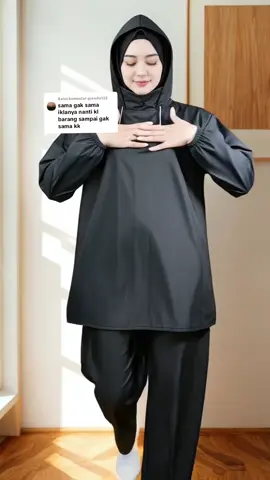 Membalas @grandis125 Promo jas hujan dewasa murah raincoats mantel model hoodie scorpio setelan celana setelan celana pria wanita 